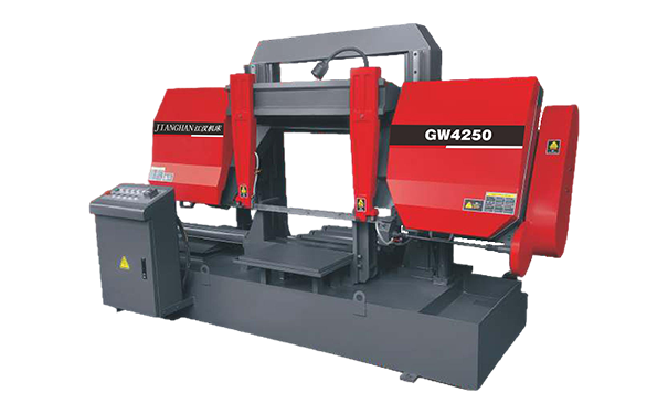 郧西GW4250双柱龙门卧式带锯床